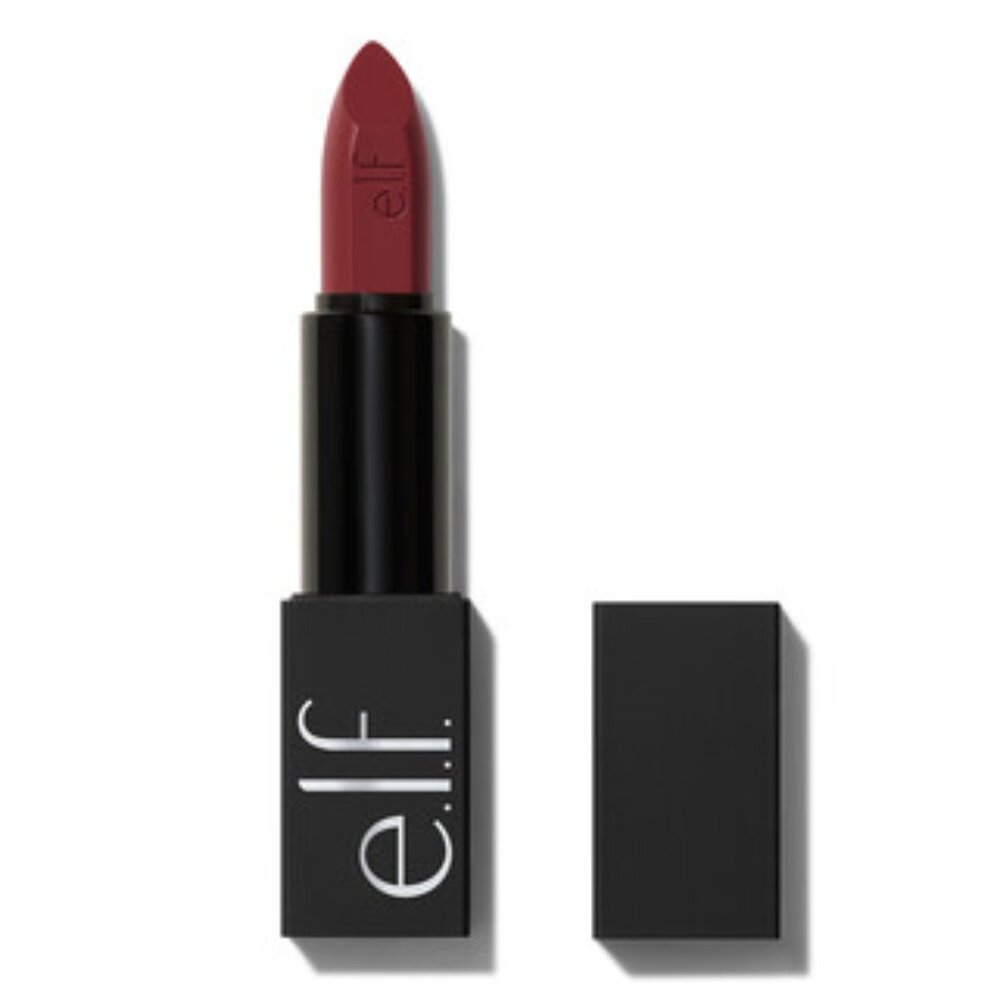 3/$12 💥🆕 e.l.f O FACE Satin Lipstick | Shameless (Pink Plum) | 2343